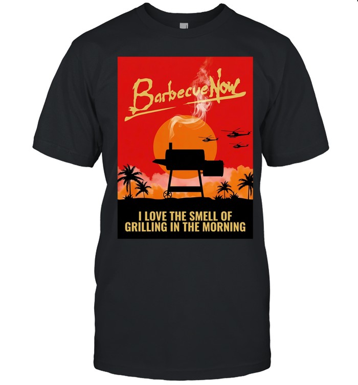 Barbecue now I love the smell of grilling in the morning retro Unisex T-Shirt