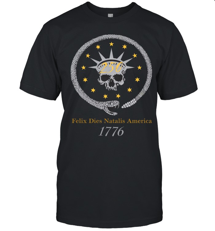 Happy birthday America 250 years skull logo Unisex T-Shirt