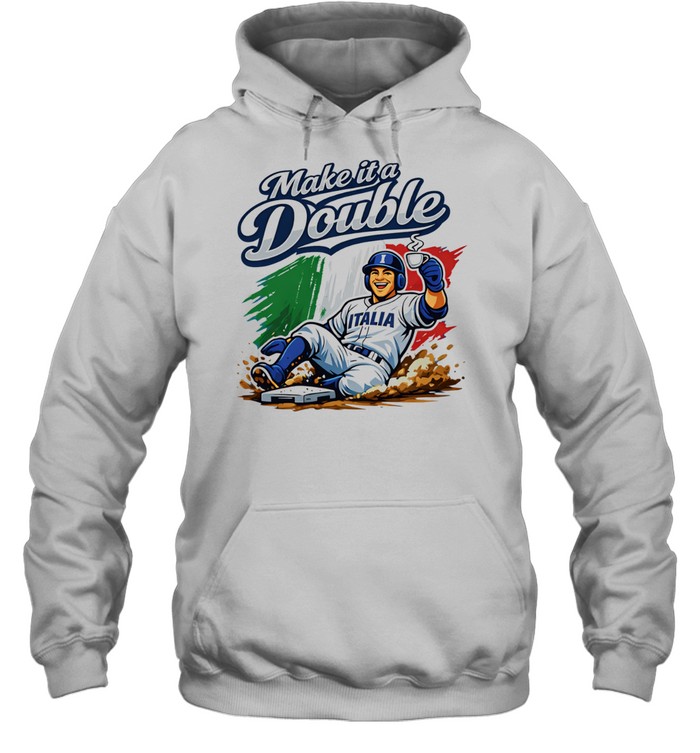 Make it a double Italia baseball Hoodie