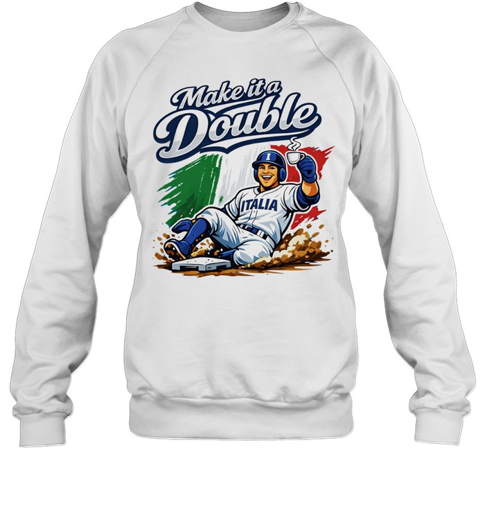 Make it a double Italia baseball Sweatshirt