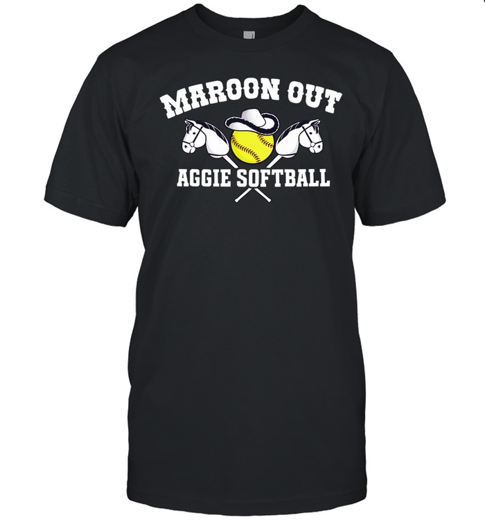 Maroon Out Aggie Softball Unisex T-Shirt