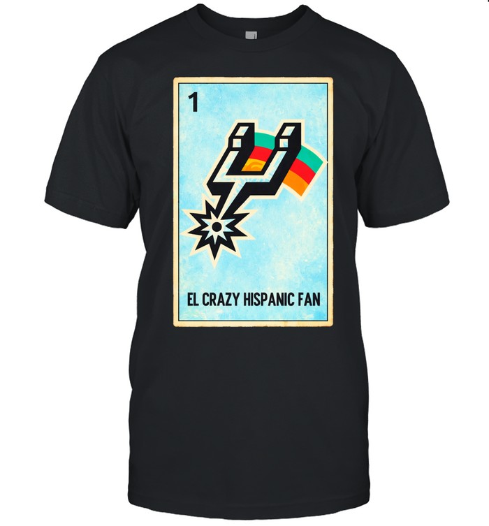 Retro Spurs Lorteria El Crazy Hispanic Fan Unisex T-Shirt
