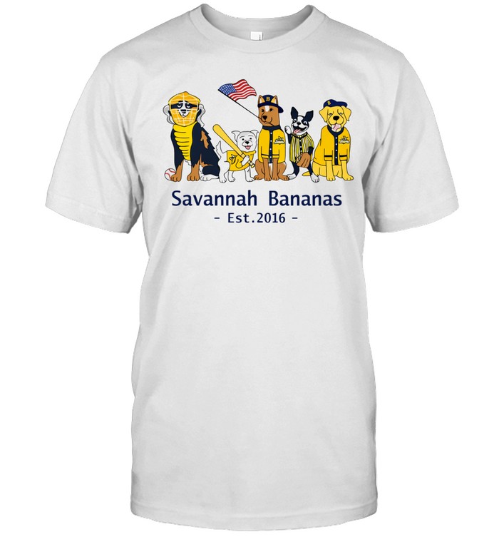 Savannah Bananas est 2016 dog flag Unisex T-Shirt
