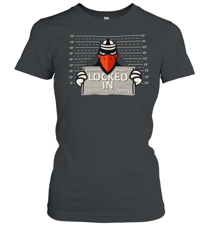 Slammers Baseball Locked In Joliet Illinois Women T-Shirt