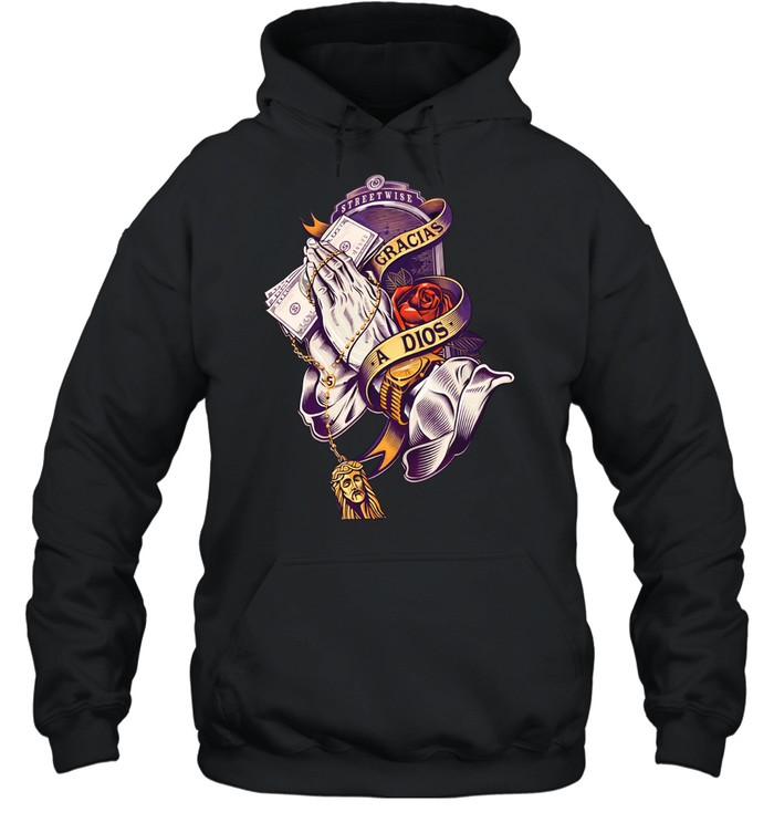 Streetwise Gracia a Dios pray Hoodie