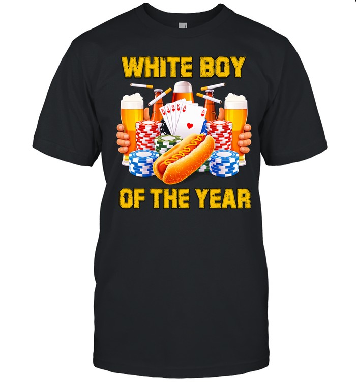 White boy of the year eating gambling and entertainment Unisex T-Shirt