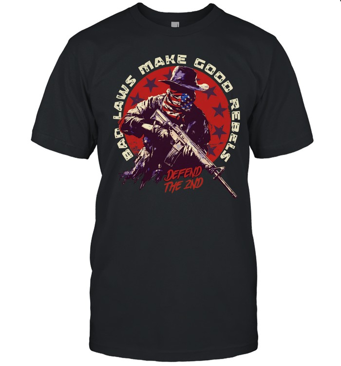 Bad laws good rebels defend the 2nd vintage Unisex T-Shirt