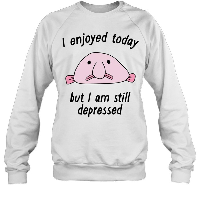 I enjoyed today but I am still depressed Sweatshirt