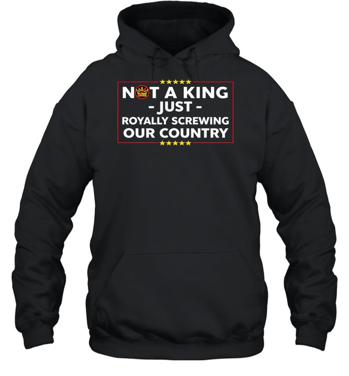 Not a king just royally screwing our country Hoodie