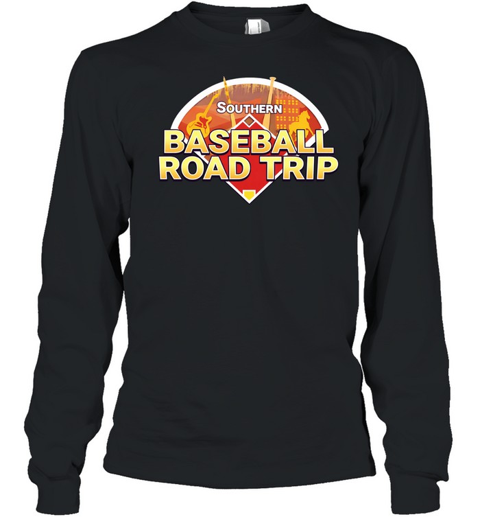 Southern baseball road trip Long Sleeve Tee