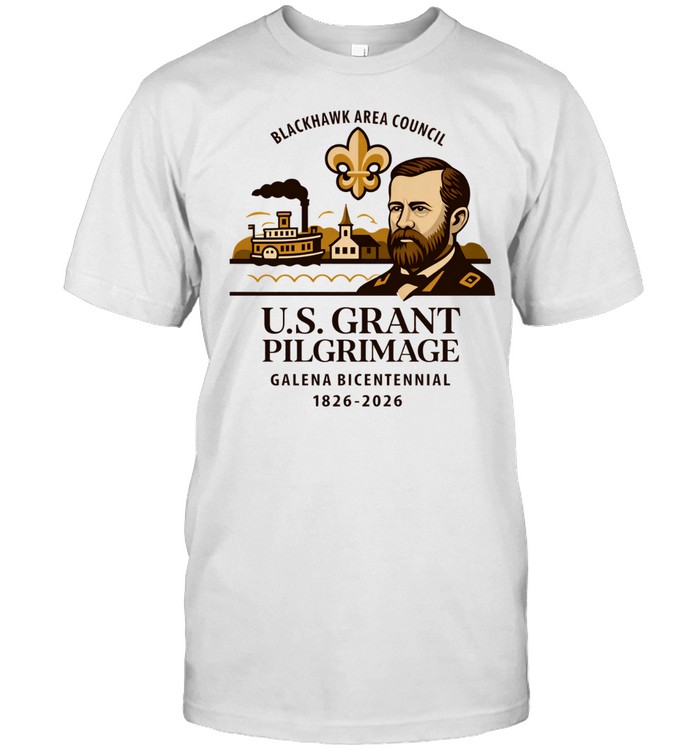 US grant Pilgrimage Galena Bicentennial 1826-2026 Unisex T-Shirt