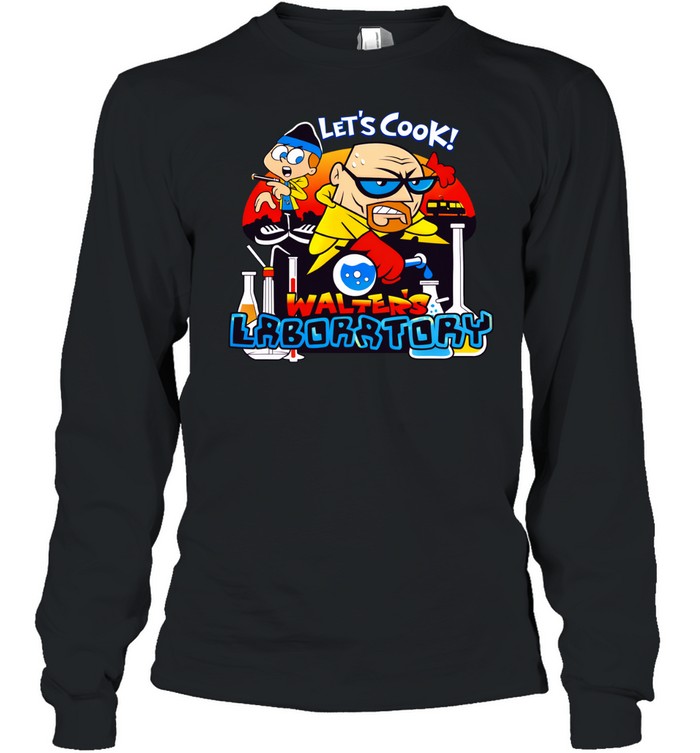 Walter’s Laboratory let cook Dexter’s lab cartoon Long Sleeve Tee