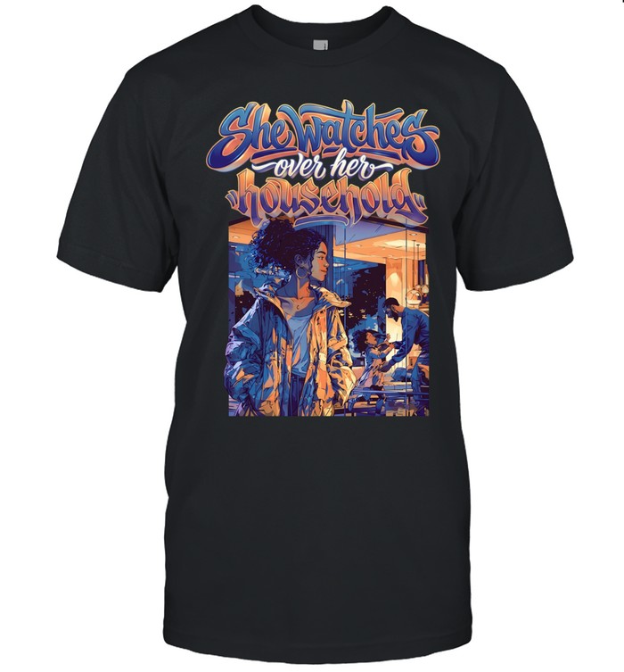 Family she watches over her household Unisex T-Shirt