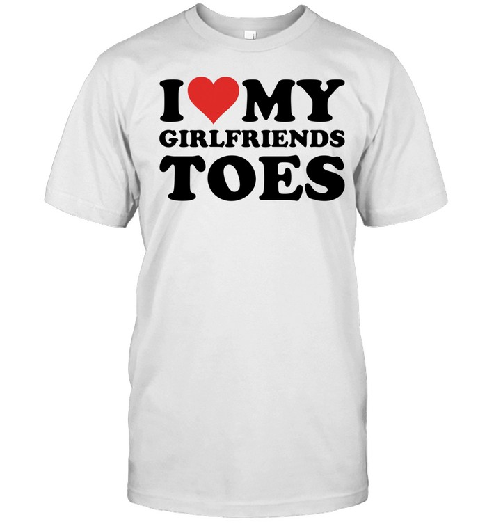 I heart my girlfriend’s toes Unisex T-Shirt