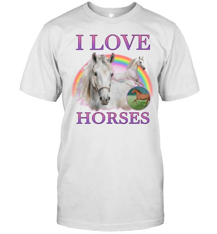I Love whores rainbows 90s bootleg Unisex T-Shirt