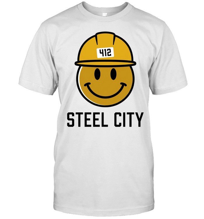 Icon steel city 412 smiley hardhat tee funny Unisex T-Shirt