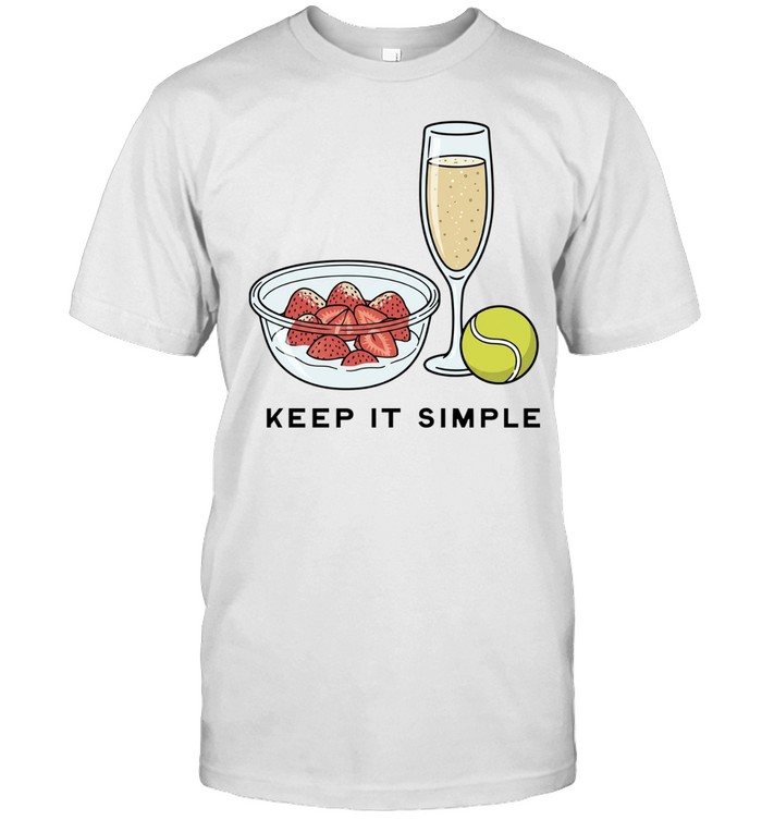 Keep It simple strawberries and cream classic Unisex T-Shirt