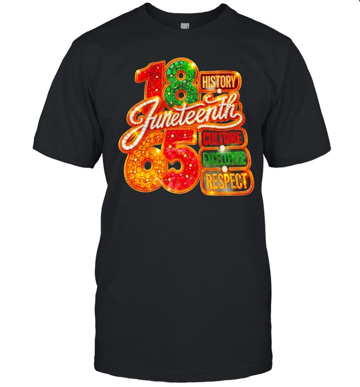 18 history juneteenth 65 culture excellence respect Unisex T-Shirt
