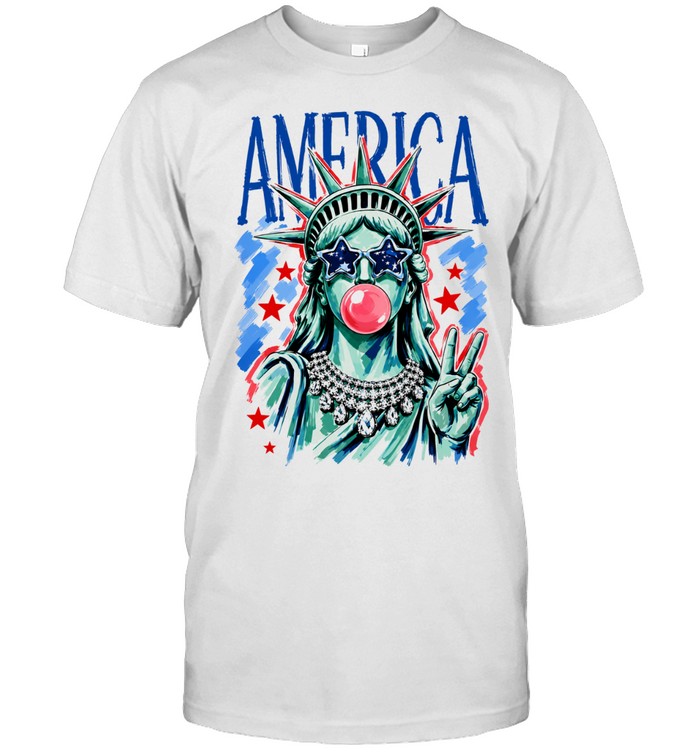America bubble gum lady funny Unisex T-Shirt