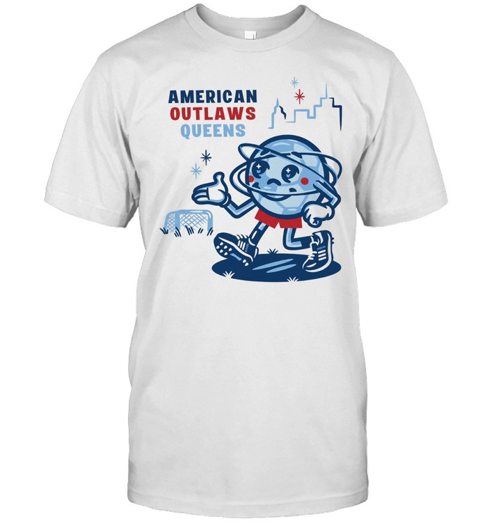 American outlaws queens soccer cartoon Unisex T-Shirt