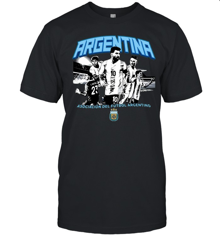 Argentina Messi and team asociacion del futbol Argentino Unisex T-Shirt