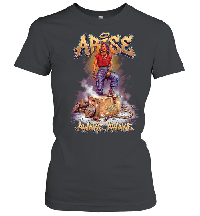 Arise Awake Awake Judges 5 12 bible verse Women T-Shirt