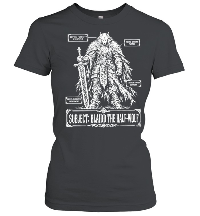 Blaidd The Half-Wolf Anatomy Chart Women T-Shirt