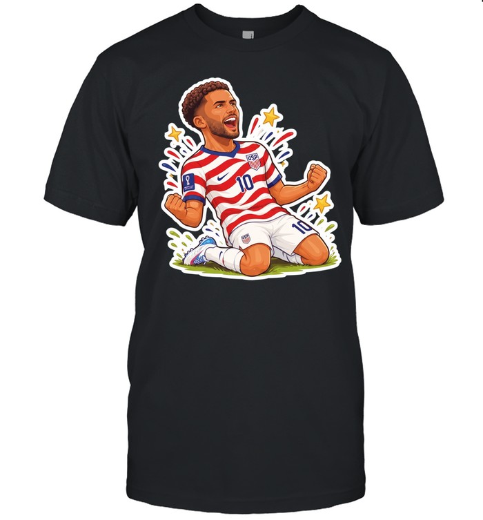 Christian Pulisic USA Soccer Player USMNT Unisex T-Shirt