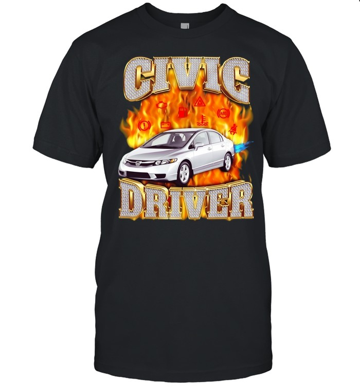 Civic Driver Honda Car JDM Automotive Unisex T-Shirt