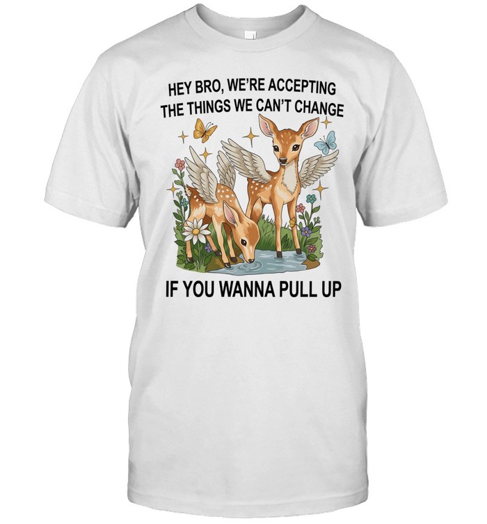 Deer bey bro we’re accepting the things we can’t change if you wanna pull up Unisex T-Shirt