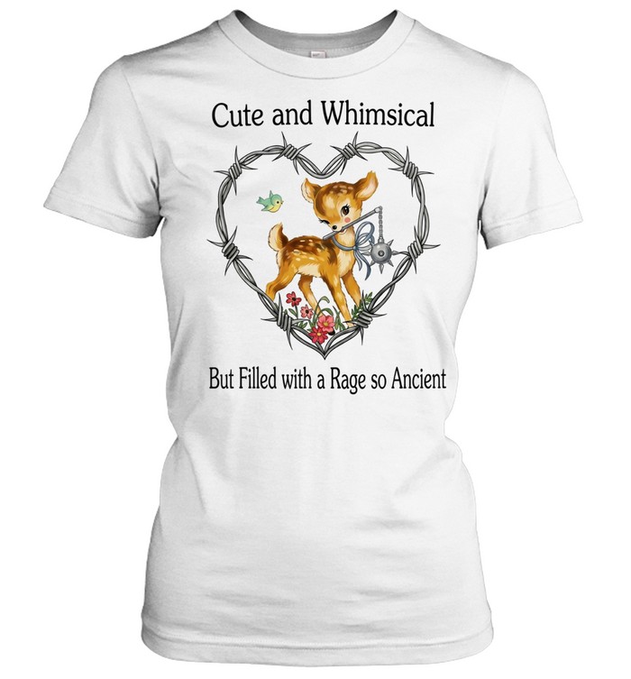Deer cute and whimsical but filled with a rage so ancient Women T-Shirt