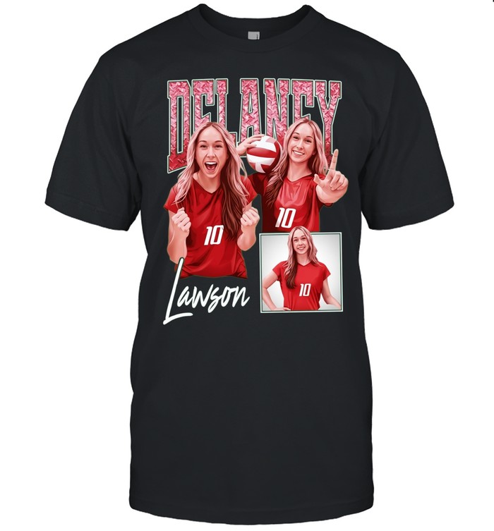 Delaney Lawson Volleyball Player Number 10 Unisex T-Shirt
