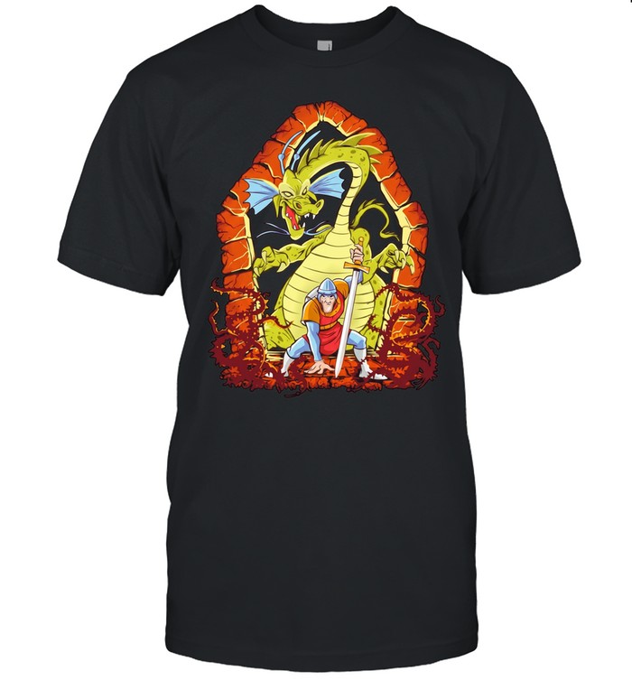 Dirk the Daring Dragon Lair knights sword battle fantasy quest action video game Unisex T-Shirt