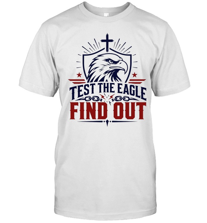 est the eagle find out patriotic american bald eagle christian faith cross Unisex T-Shirt