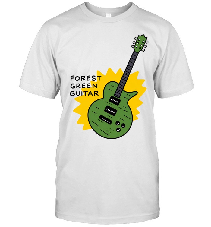 Forest green guitar Unisex T-Shirt