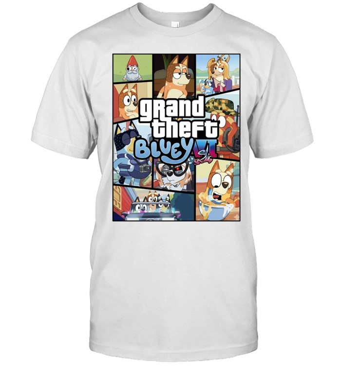 Grand Theft Bluey Gamer Unisex T-Shirt