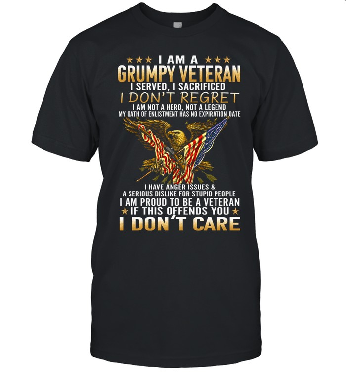 I Am A Grumpy Veteran Unisex T-Shirt