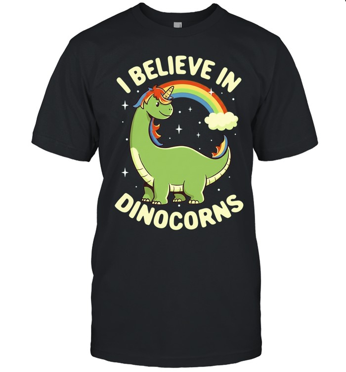 I Believe in Dinocorns dinosaur unicorn Unisex T-Shirt