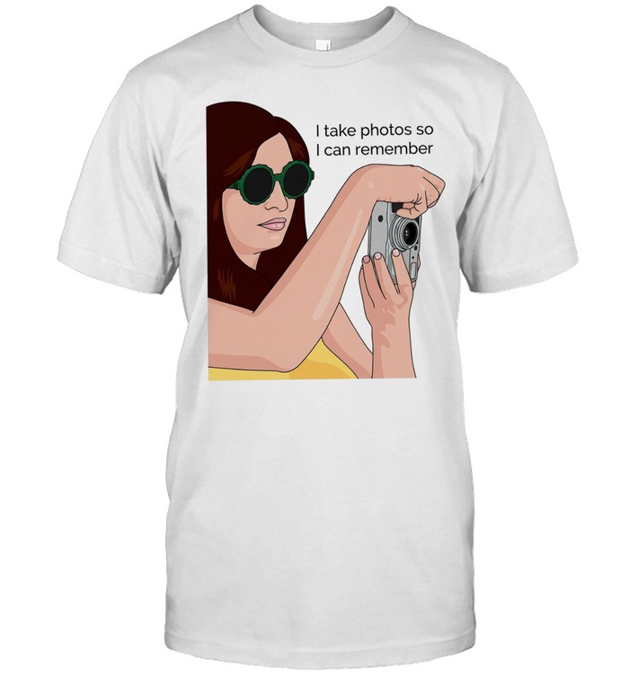 I take photos so I can remember Unisex T-Shirt
