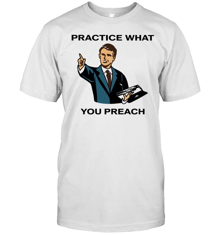Male speaker practice what you preach Unisex T-Shirt