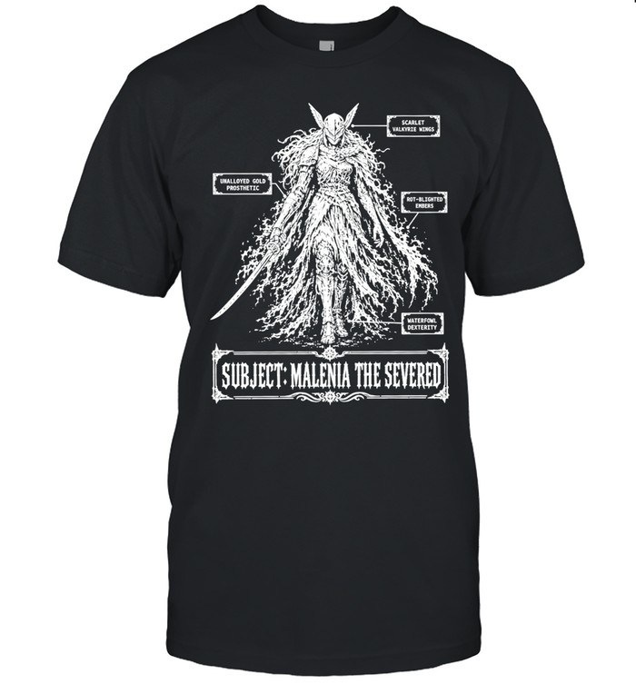 Malenia Anatomy Chart Unalloyed Gold Prosthetic Unisex T-Shirt