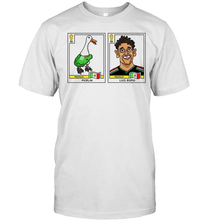 Merlin and Luis Romo Mexico National Team World Cup Soccer Cards Unisex T-Shirt