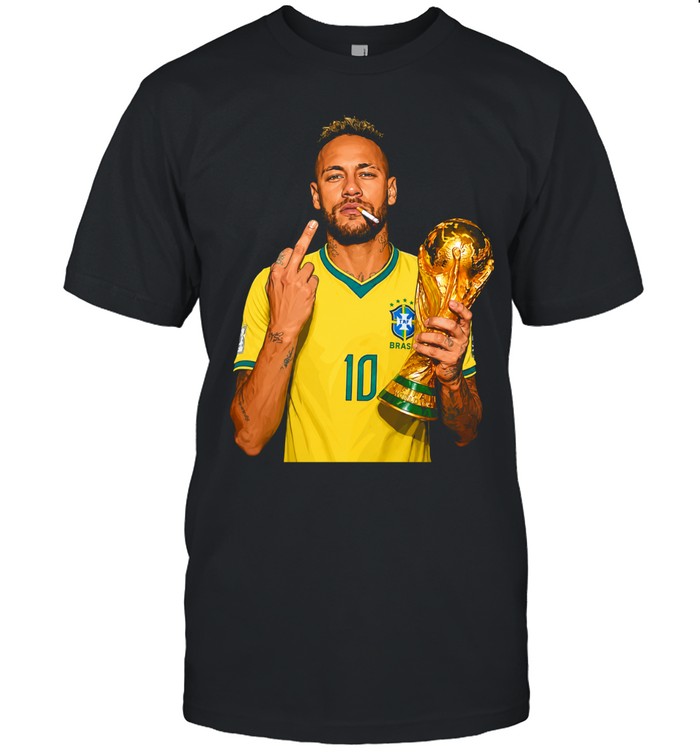 Neymar middle finger Brazil National Team FIFA World Cup 20260 Unisex T-Shirt