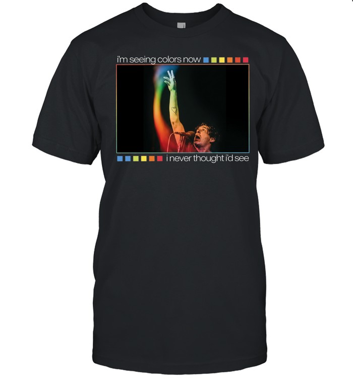 Onelinedrawing Rainbow I’m seeing colors now I never thought I’d see Unisex T-Shirt