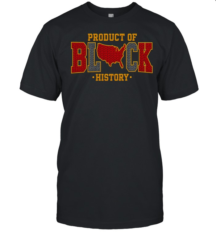 Product of Black History map of the United States USA knit texture Unisex T-Shirt
