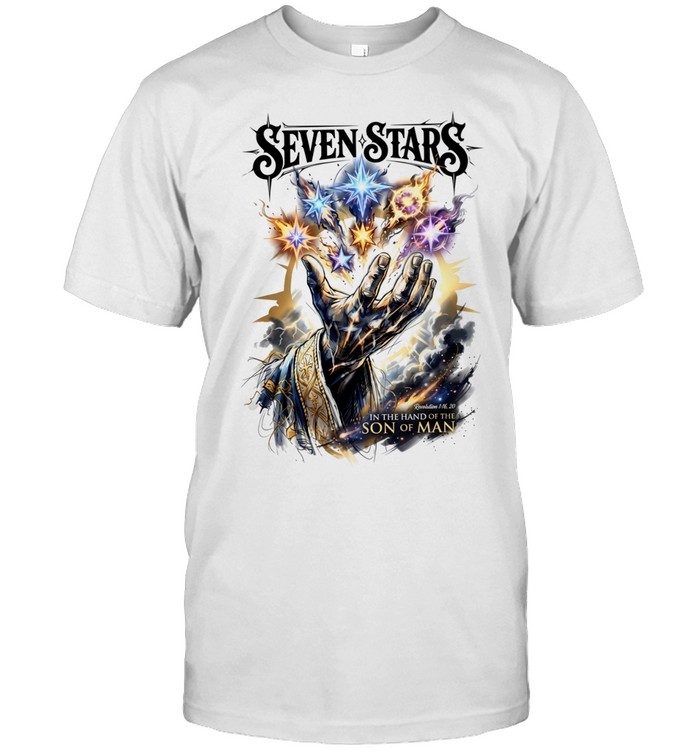 Seven stars in the hand of the son of man Unisex T-Shirt