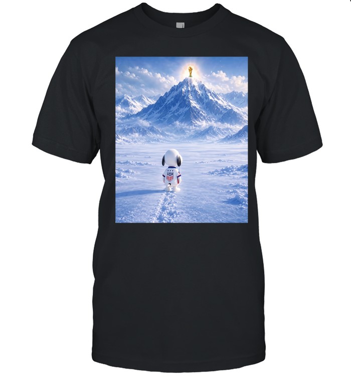 Snoopy United States Men’s National Team World Cup Soccer Peak USA Unisex T-Shirt