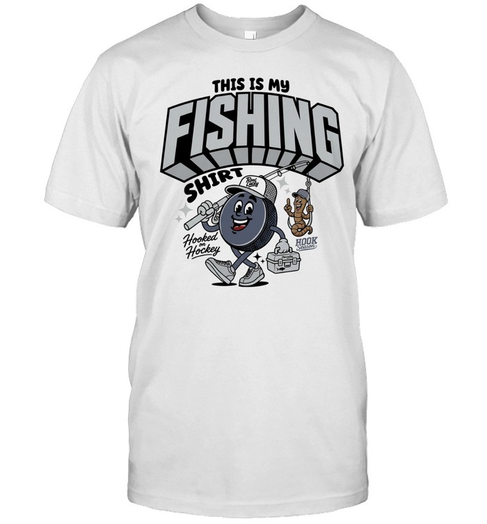This is my fishing hooked on hockey Unisex T-Shirt