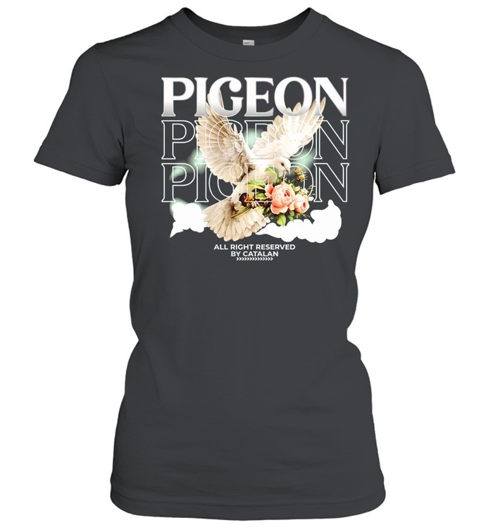 White dove piceon all right reserved by catalan Women T-Shirt