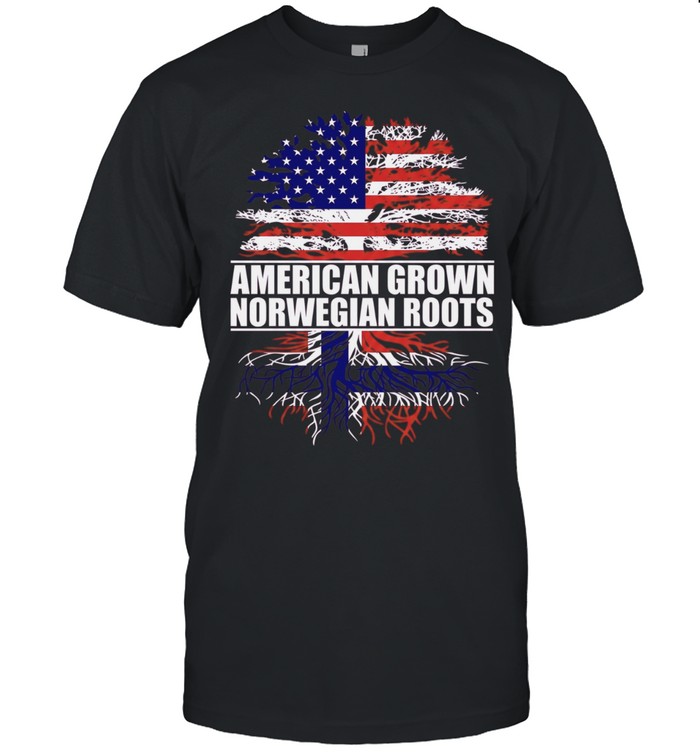 American Norwegian heritage roots American grown Norwegian roots tree Unisex T-Shirt